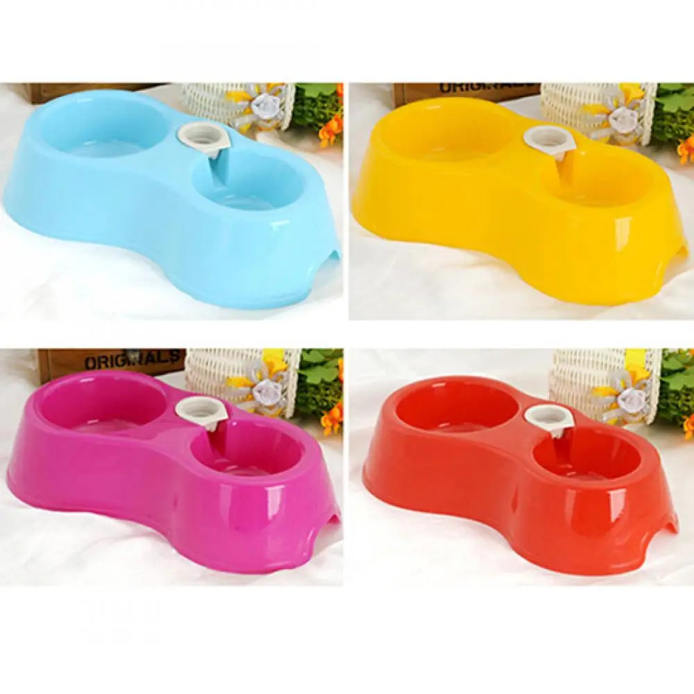 Automatic Pet Food and Water Dispenser Bowl
