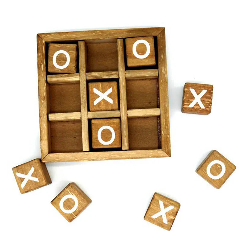 X O Challenge: The 3-in-1 Wooden Brain Booster!