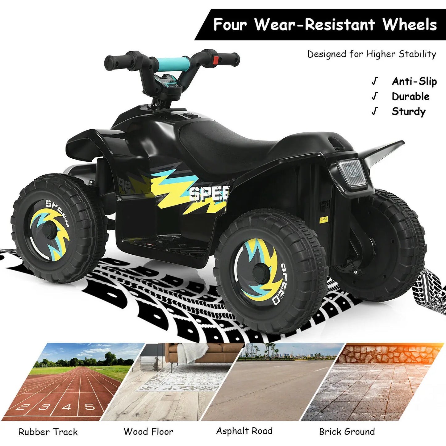 Wheels Ride On Toy 6V Kids Electric