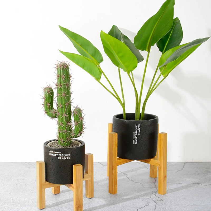 Wood Flower  Stand Home