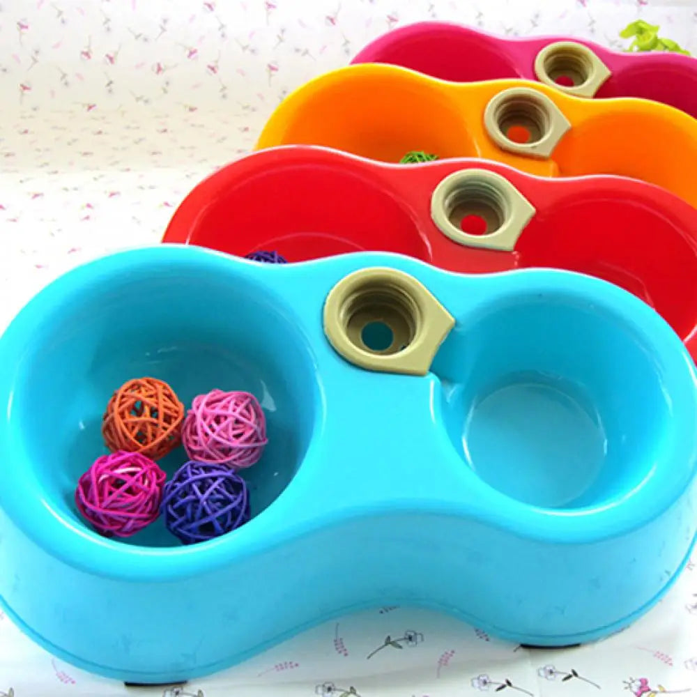 Automatic Pet Food and Water Dispenser Bowl