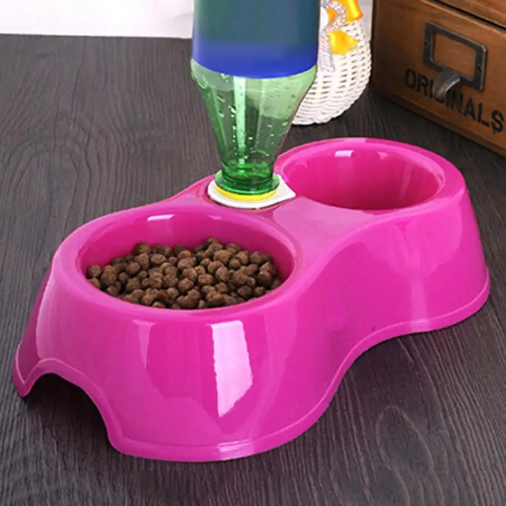 Automatic Pet Food and Water Dispenser Bowl