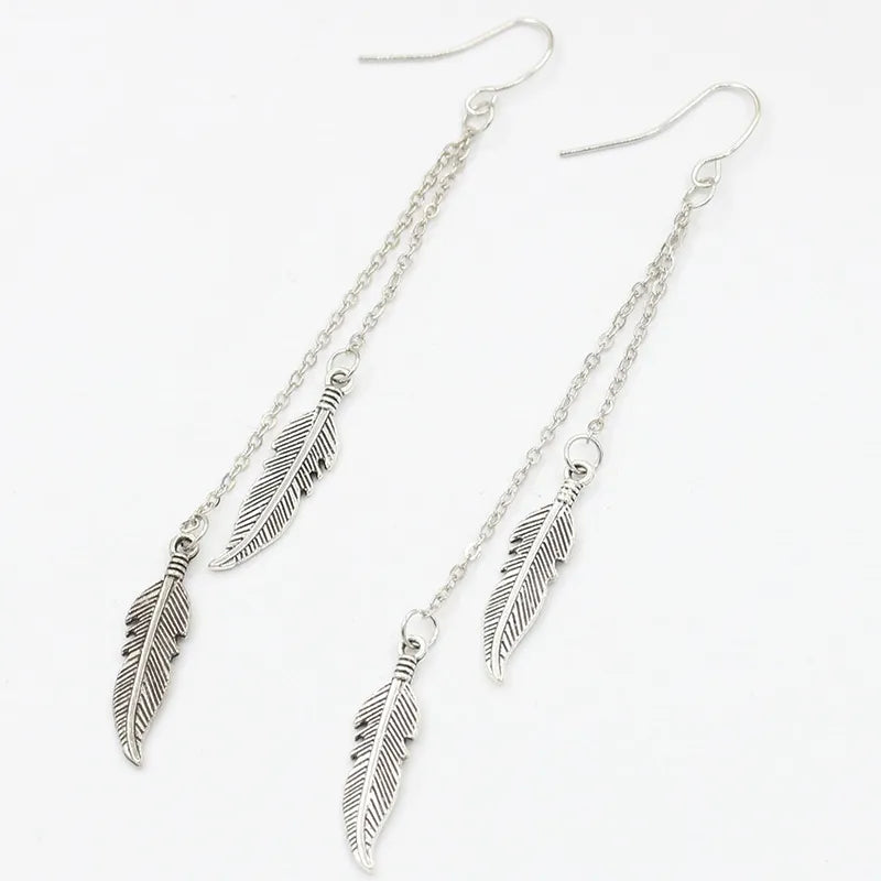 Women Long Tassel Dangle Earrings