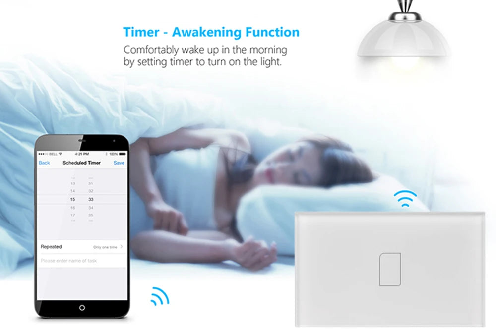 Broadlink TC2S WiFi Smart Light Switch
