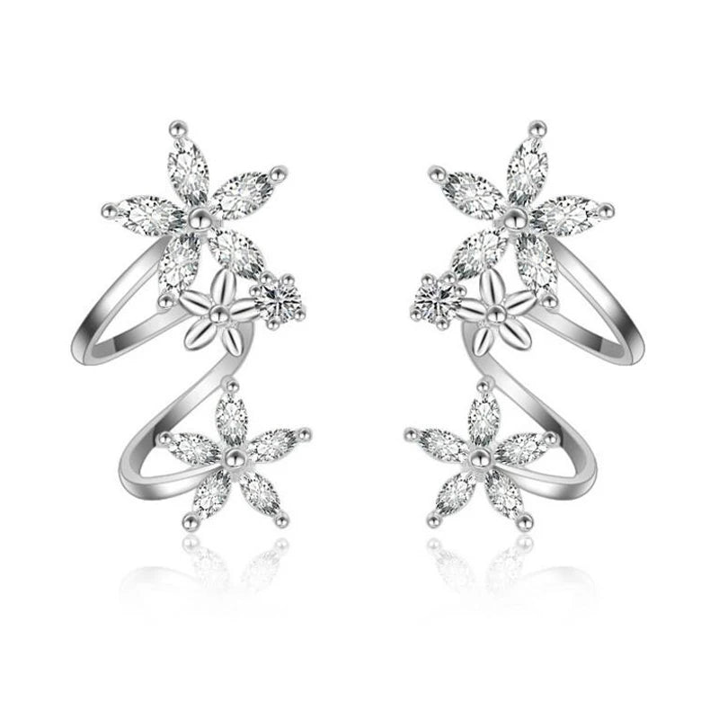 ONEVAN Butterfly Star Flower Stud Earrings