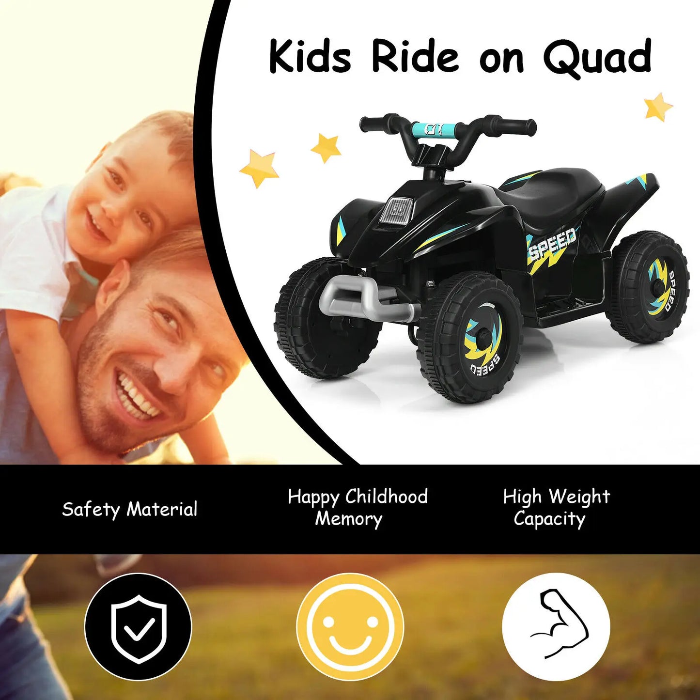 Wheels Ride On Toy 6V Kids Electric