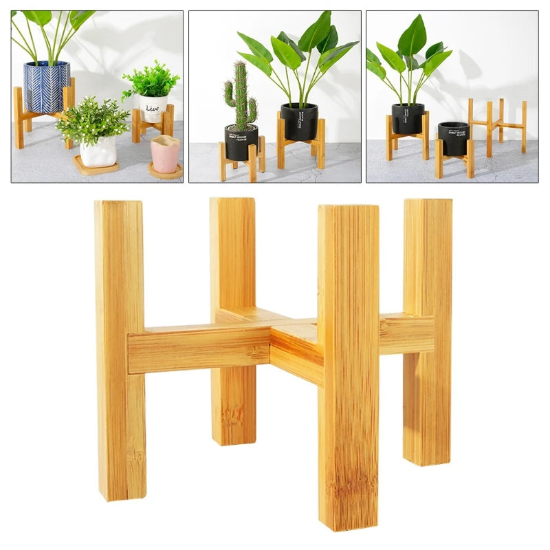 Wood Flower  Stand Home