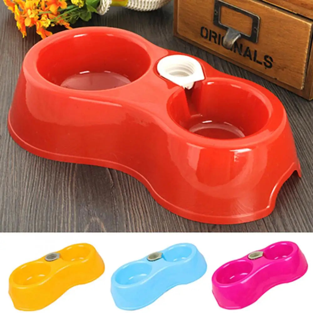 Automatic Pet Food and Water Dispenser Bowl