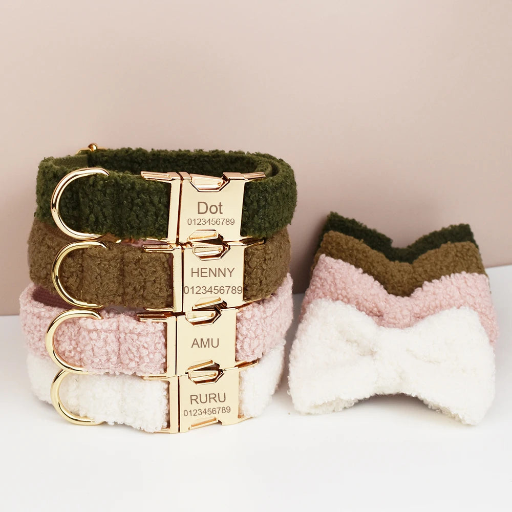 Luxury Personalized Dog Collar Harness Leash set custom, custom Logo