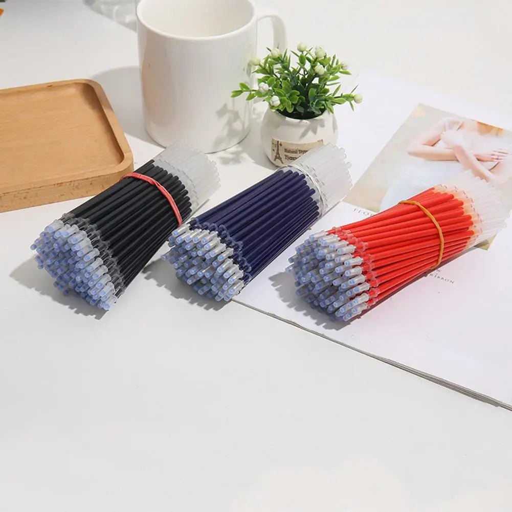 Ink Refills 20Pcs Eco-friendly Quick Drying Plastic  Student Stationery Writing Pen Refills School Supplies