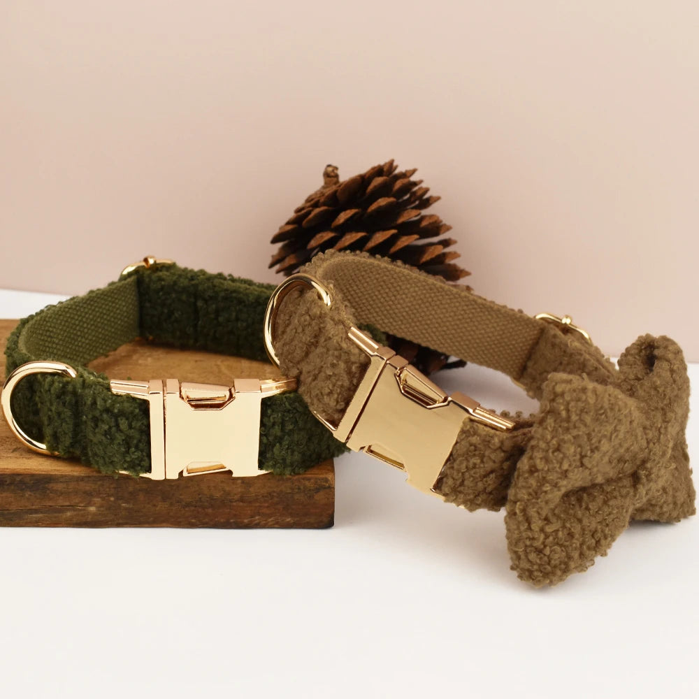 Luxury Personalized Dog Collar Harness Leash set custom, custom Logo