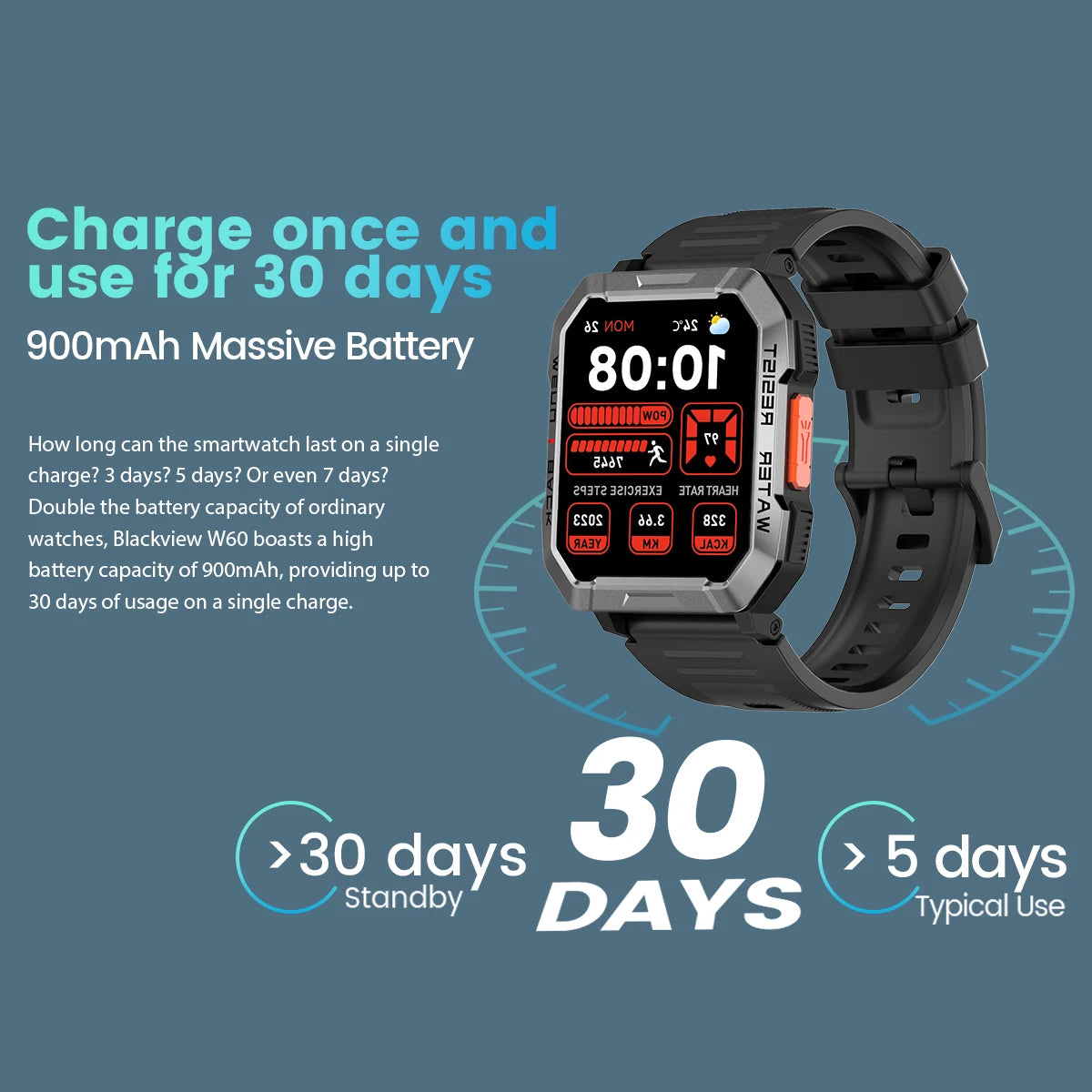 Blackview W60: Rugged Smartwatch for Outdoor Adventures