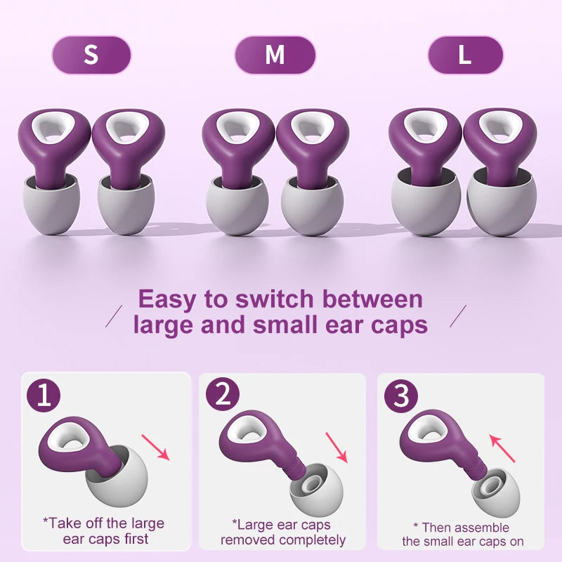 Ultimate Noise-Canceling Silicone Earplugs