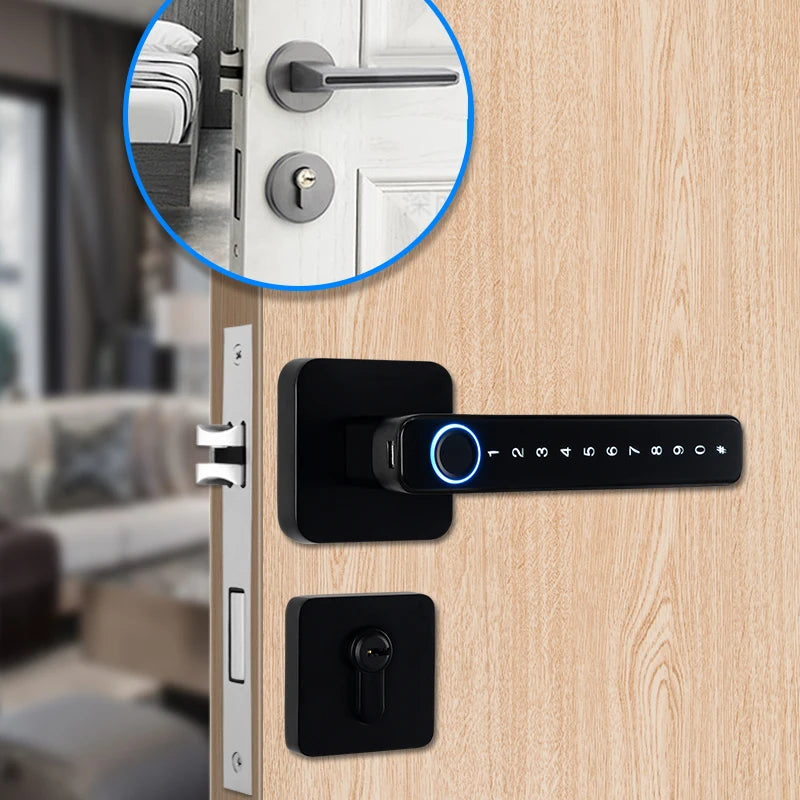 WiFi Biometric Fingerprint Password Smart Door Lock