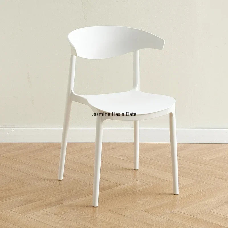 Plactic Modern Dining Chairs Designer Accents Banquet Nordic Dining Chairs