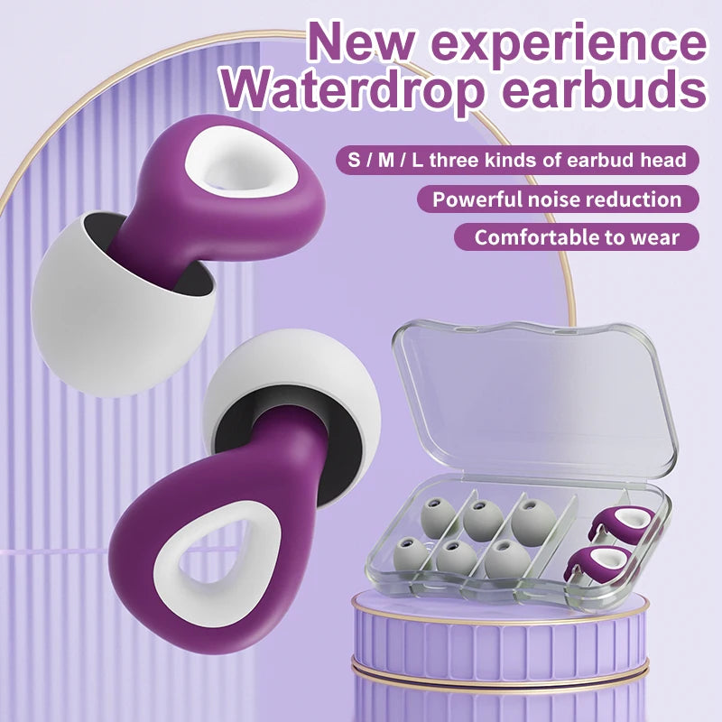 Ultimate Noise-Canceling Silicone Earplugs