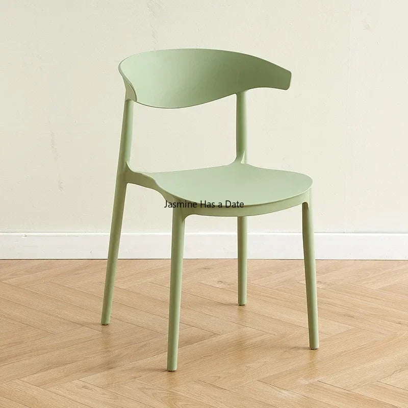 Plactic Modern Dining Chairs Designer Accents Banquet Nordic Dining Chairs