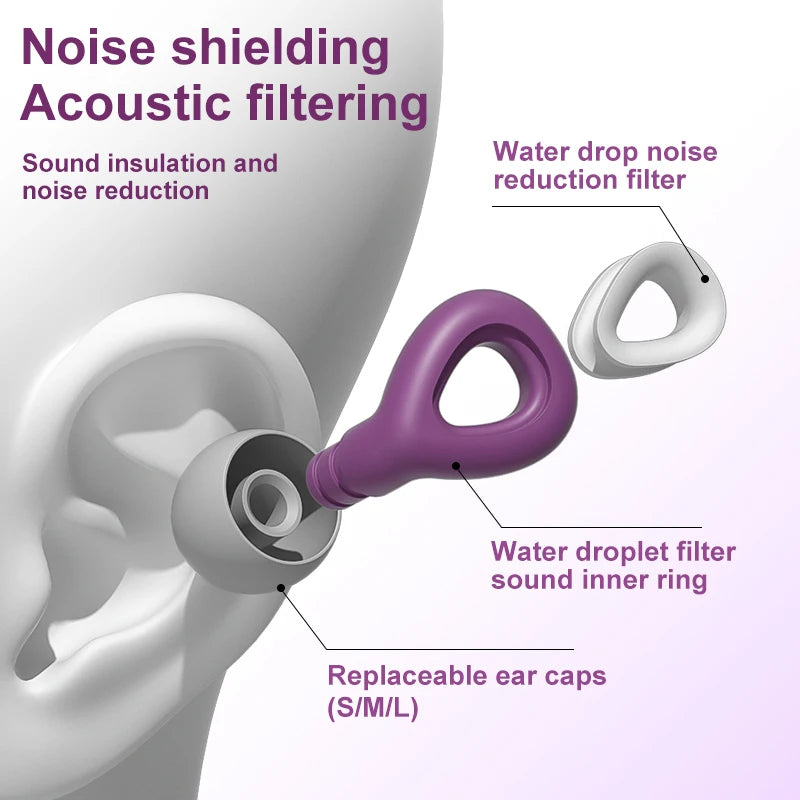 Ultimate Noise-Canceling Silicone Earplugs