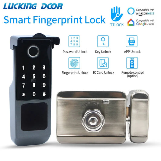 Waterproof Smart Bluetooth Fingerprint Electronic Lock