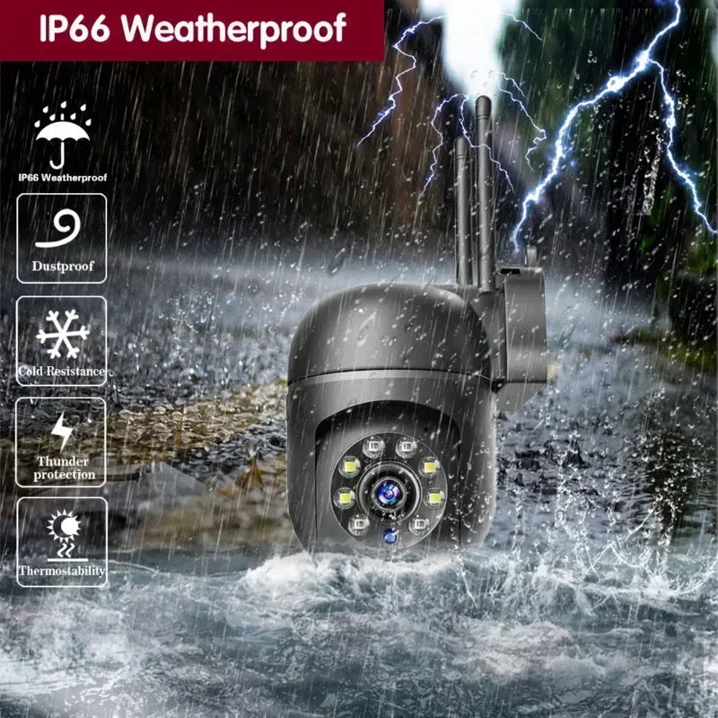 WJG Outdoor WiFi Security Camera, 5G, Auto-Tracking, Night Vision
