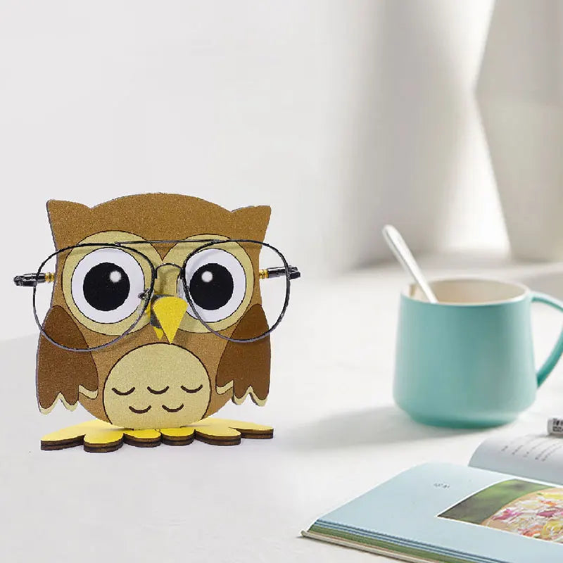 Wise Up Your Décor: The Enchanting Owl Eyeglass Holder