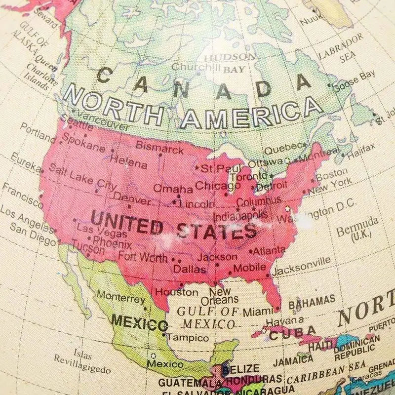 Earth World Ocean Map