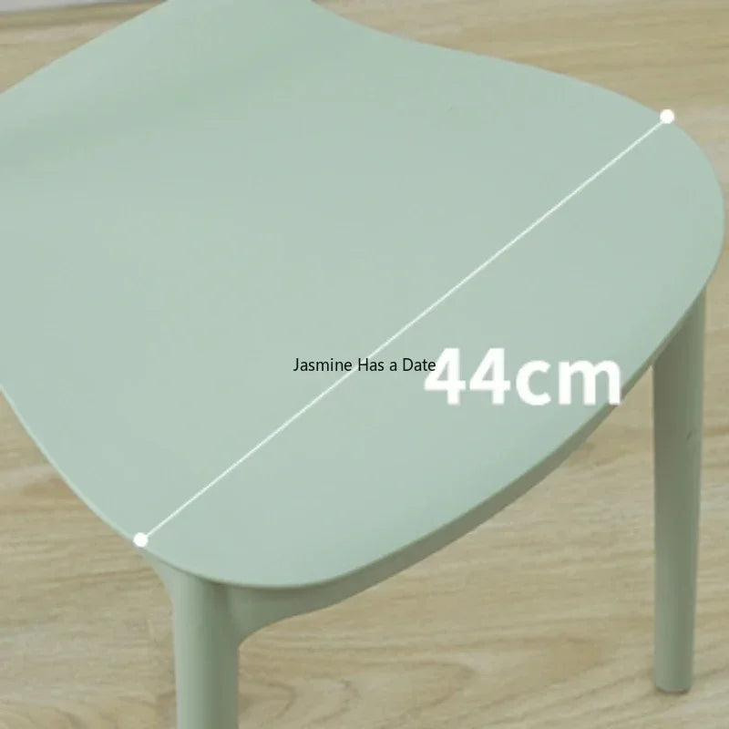 Plactic Modern Dining Chairs Designer Accents Banquet Nordic Dining Chairs