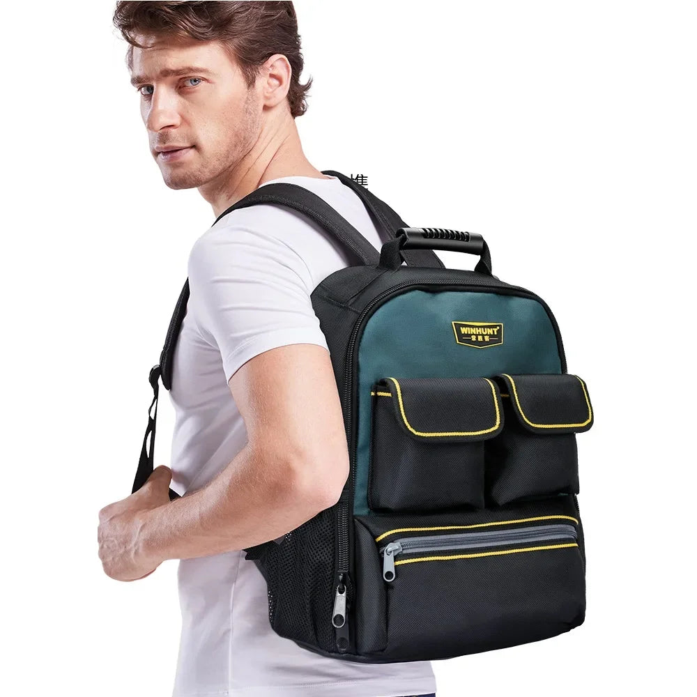 Canvas Maintenance Tool Shoulder Backpack