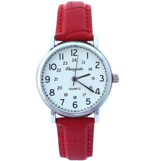 Chic Leather Wristwatch for Women