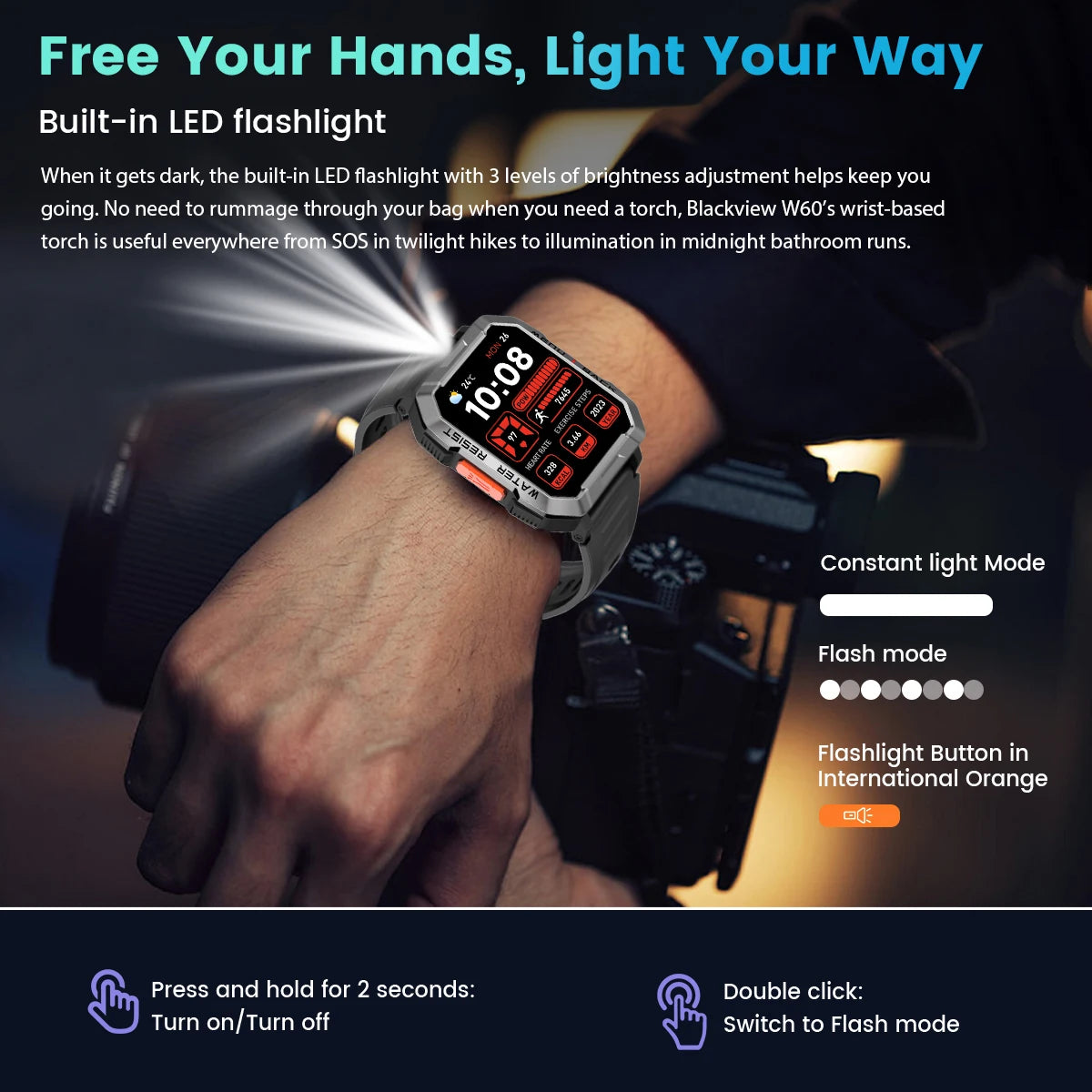 Blackview W60: Rugged Smartwatch for Outdoor Adventures