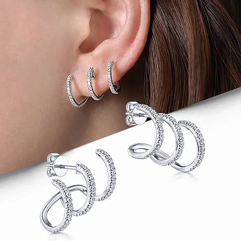 Silver Stud Earrings
